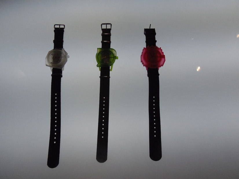 Ginger Design Studioの「Starter Watch」。3Dプリンタを利用し、ユーザーが自由に外観をデザインできる腕時計だ
