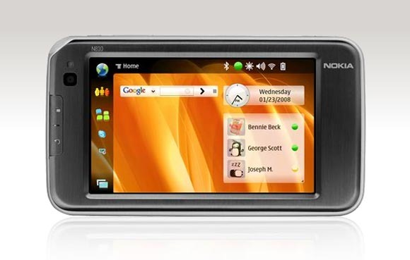 N810 Internet Tablet WiMAX Edition 正面