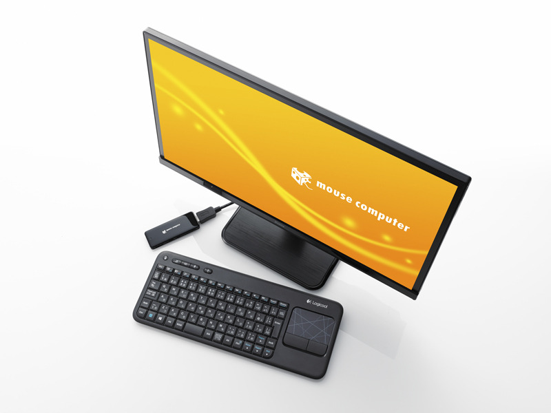 ディスプレイやテレビのHDMI端子に接続して使用する小型PC