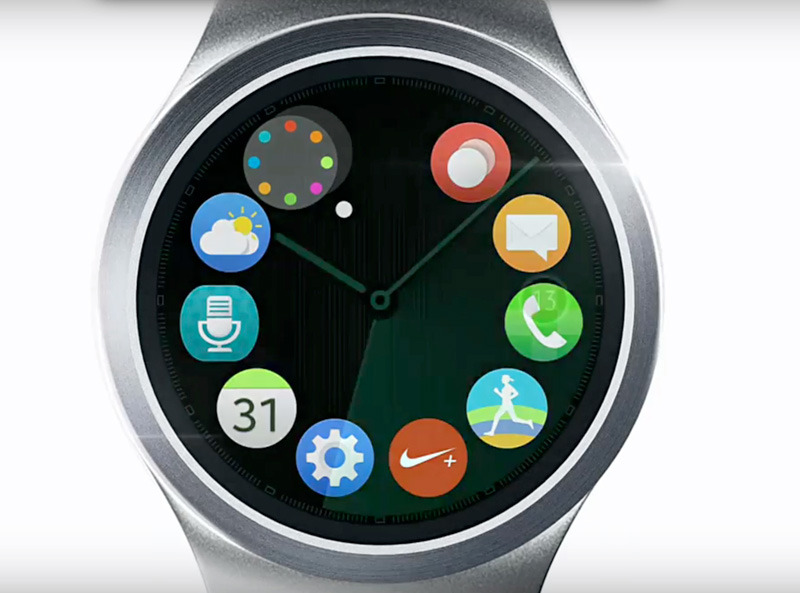 プレビューされた「Gear S2」のイメージ