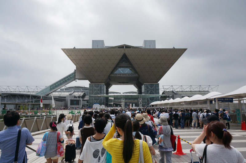 15年夏のコミケ会場も大いに盛り上がっている