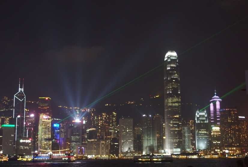 世界三大夜景の1つとも言われている香港の夜景。