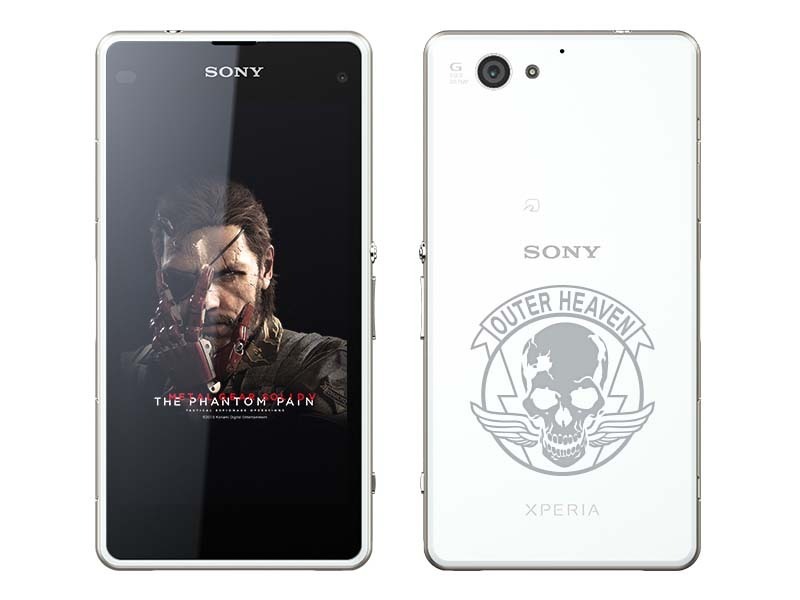 PS4用ゲーム最新作「METAL GEAR SOLID V」とのコラボモデル「Xperia J1 Compact METAL GEAR SOLID V: THE PHANTOM PAIN Edition」