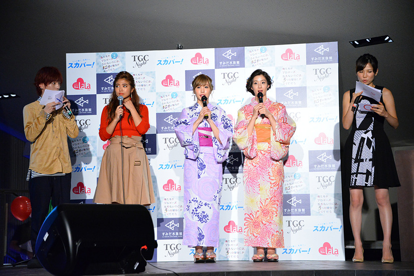 大島麻衣＆足立梨花＆今井華…夏の終わりの浴衣美人【写真：竹内みちまろ】