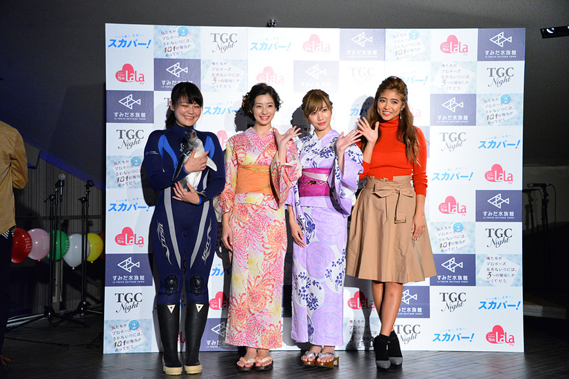 大島麻衣＆足立梨花＆今井華…夏の終わりの浴衣美人【写真：竹内みちまろ】