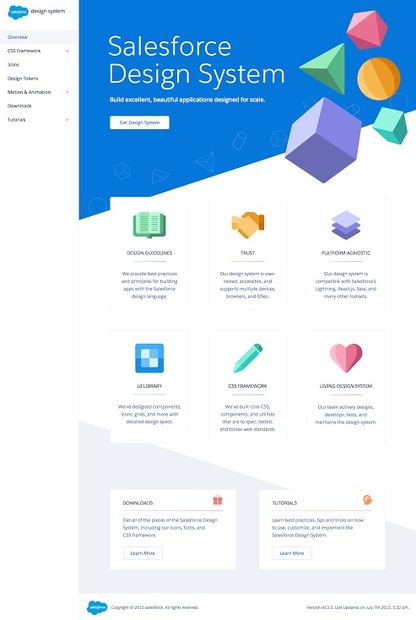 「Salesforce Lightning Design System」の概要