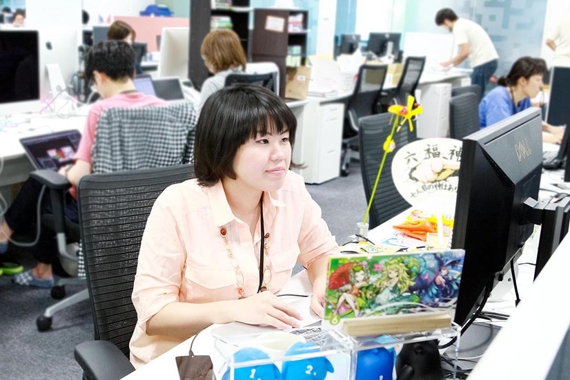 ミクシィの神林麻衣さん【写真：米玉利朋子】