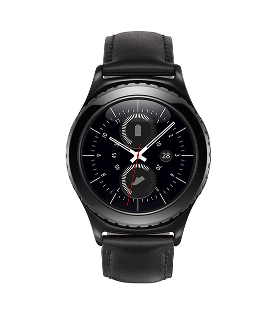 レザーバンドを採用した「Gear S2 classic」