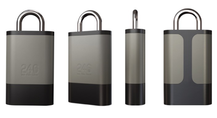 現在販売されているカギ穴がない南京錠タイプ「246 Padlock（パドロック）」。価格は11,065円（税込）（画像はプレスリリースより）