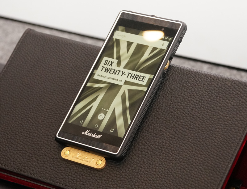 Marshallブランドから登場した初のスマホ「Marshall London」