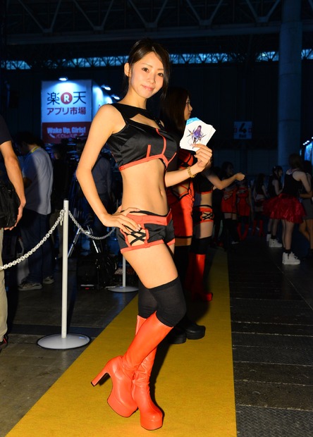 東京ゲームショウ2015・コンパニオン【写真：竹内みちまろ】