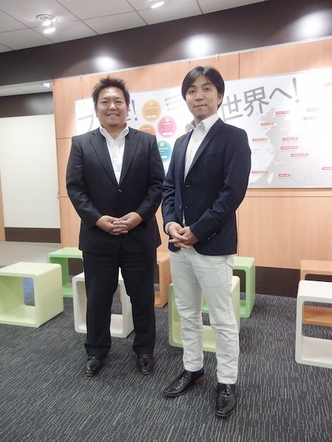 若村氏（向かって左）と遠藤氏