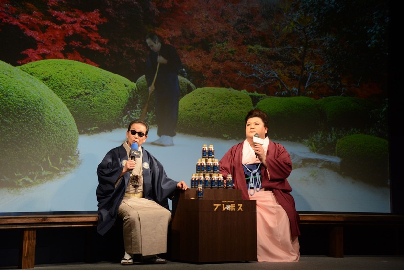 タモリ、マツコ・デラックス【写真：鶴見菜美子】