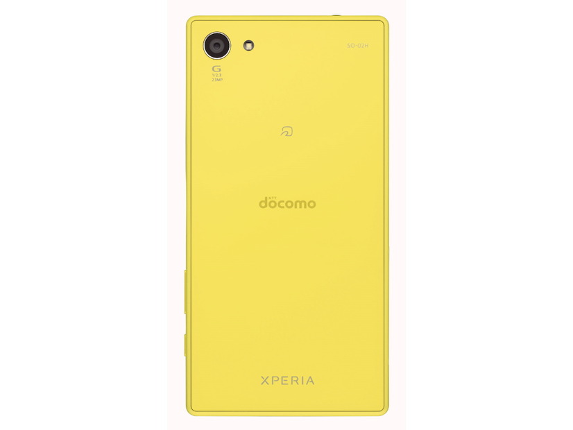 「Xperia Z5 Compact SO-02H」背面