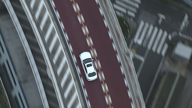 自動運転実験車「Highway Teammate」によるデモ走行