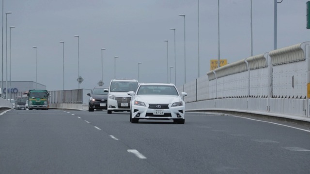 自動運転実験車「Highway Teammate」によるデモ走行
