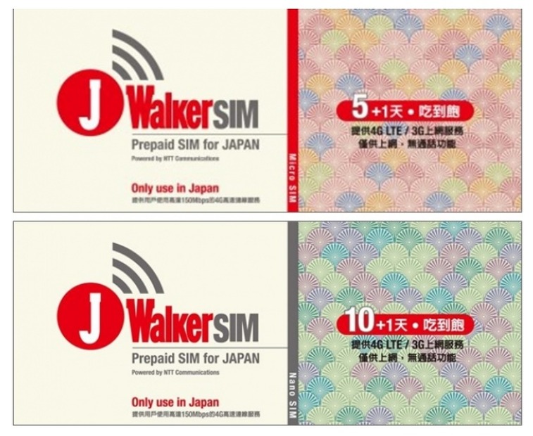 通常の「J Walker SIM」の外観