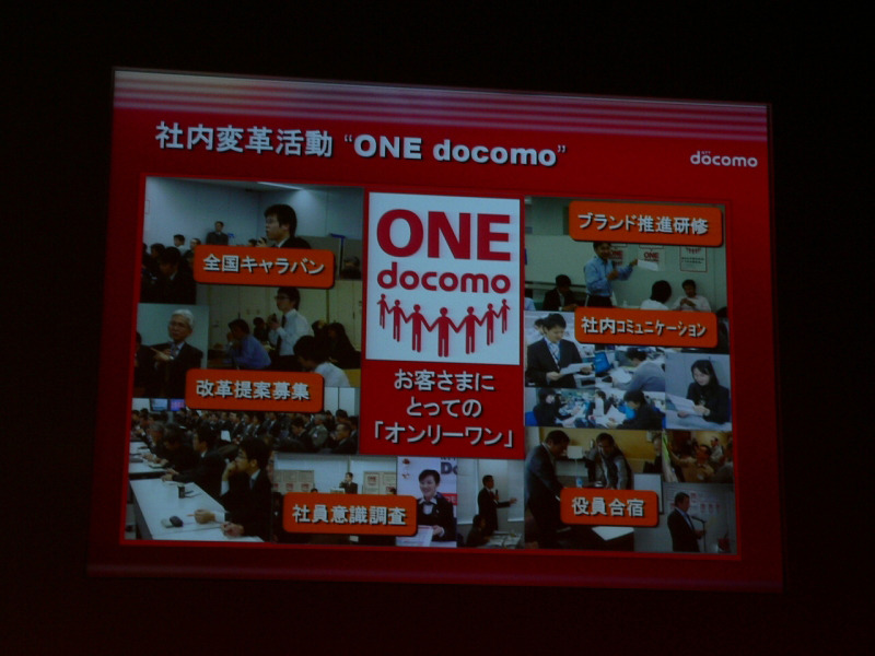 ドコモの社内改革が進められた