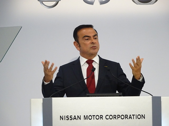 日産自動車のカルロス・ゴーン社長