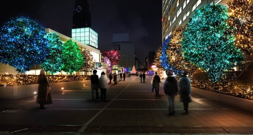 カラフルなイルミが新宿の街を包む！ 11月11日から