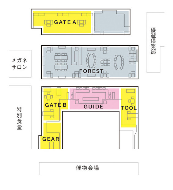 日本橋三越本店本館7階フロアマップ