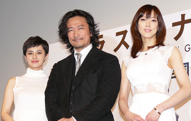 ホラン千秋、紀里谷和明監督、大和悠河／『ラスト・ナイツ』女性限定試写会