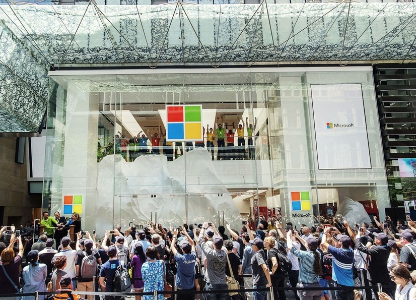 マイクロソフト・ストア・シドニー店開店　(C) Getty Images