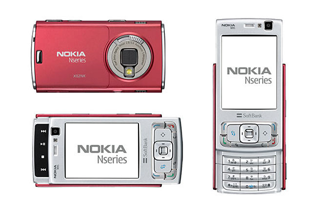 「SoftBank X02NK/Nokia N95」