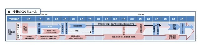 今後のスケジュール