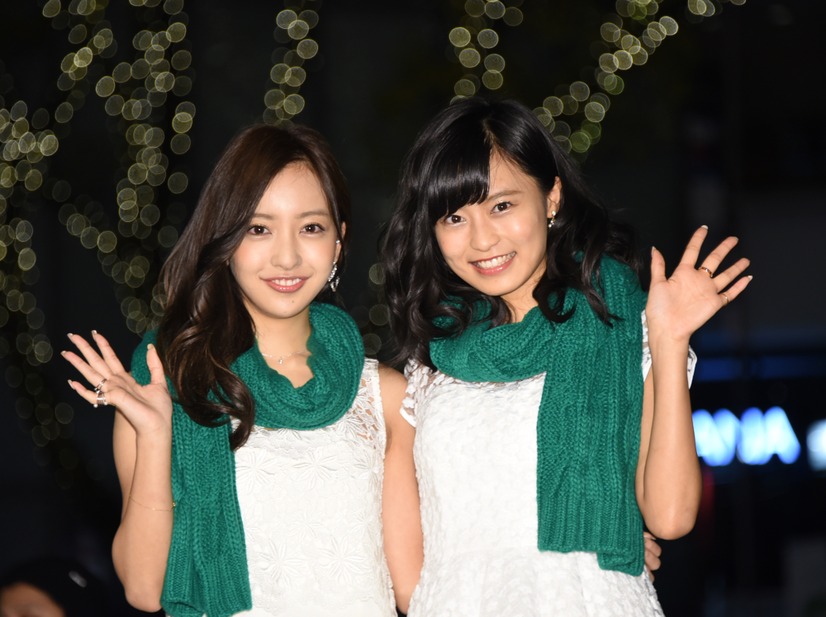 板野友美、小島瑠璃子【写真：竹内みちまろ】