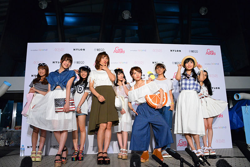 イベントに登場したAKB48メンバー
