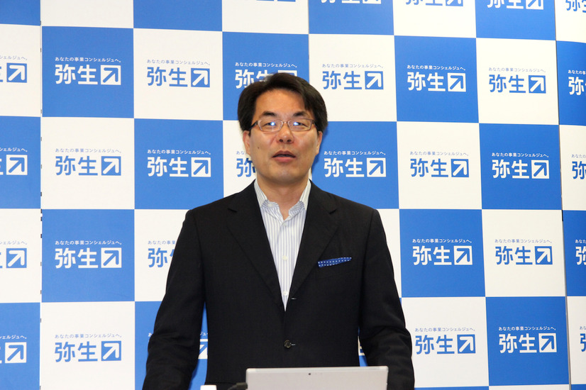 弥生 代表取締役社長 岡本浩一郎氏