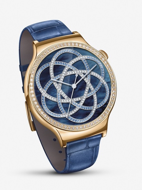 スワロフスキー製クリスタルを盤面に埋め込んだ「Huawei Watch Jewel」