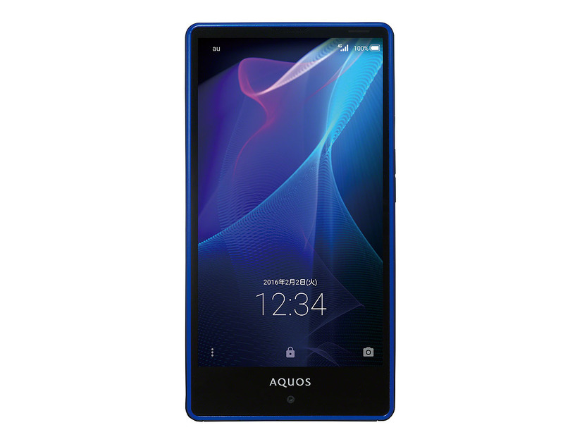 「AQUOS SERIE mini SHV33」サファイアモデル
