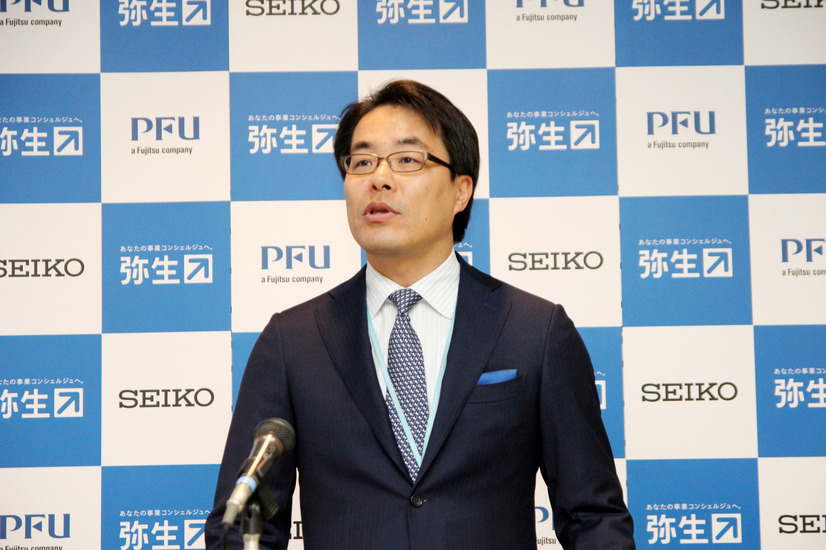 代表取締役社長の岡本浩一郎氏