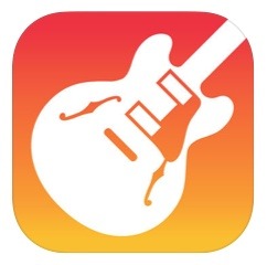 「GarageBand」アプリアイコン