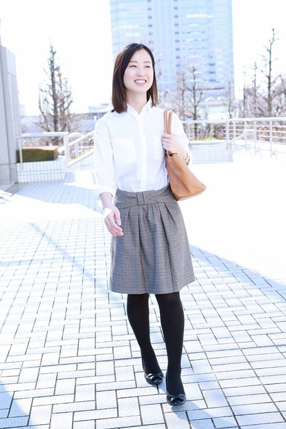 ウェザーニューズの邉見萌乃さん【写真：米玉利朋子】