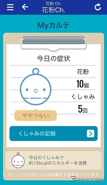 「花粉Ch.」のMyカルテ