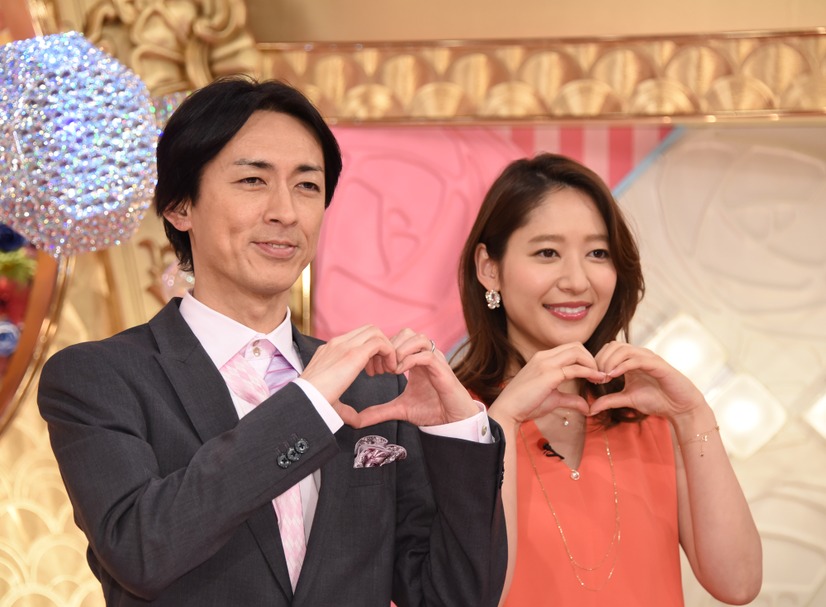 矢部浩之、吉田明世アナ【写真：竹内みちまろ】