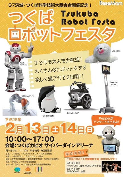 　「つくばロボットフェスタ」　かわいらしいアザラシ型ロボット「パロ」の姿も