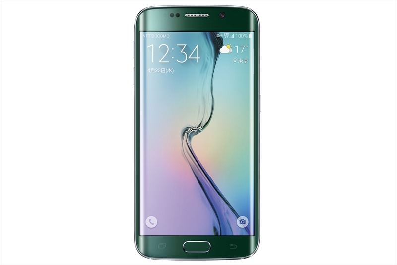 Android 6.0へのバージョンアップ予定機種の「GALAXY S6 edge SC-04G」。「Galaxy」ではS5やNote Edgeなどが含まれている