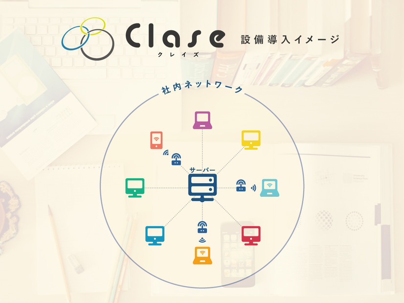 情報セキュリティのニーズが高まる顔認証技術を使ったオンプレミスシステム「Clase（クレイズ）」の設備導入イメージ（画像は同社Webサイトより）