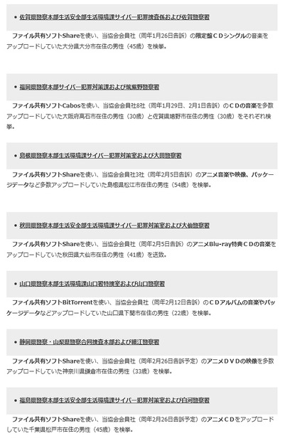 「日本レコード協会」による発表内訳