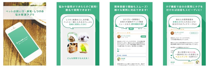 ペットのお悩みを飼い主どうしで相談…iOSアプリ「ペット生活アンサー」