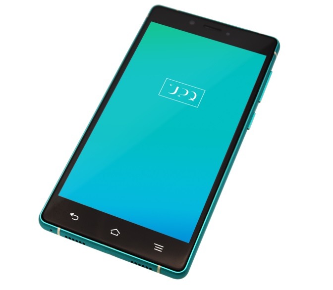 「UPQ Phone A02」blue x greenモデル