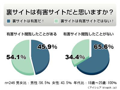 裏サイトに関する意識調査