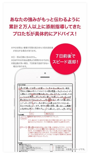 添削のイメージ
