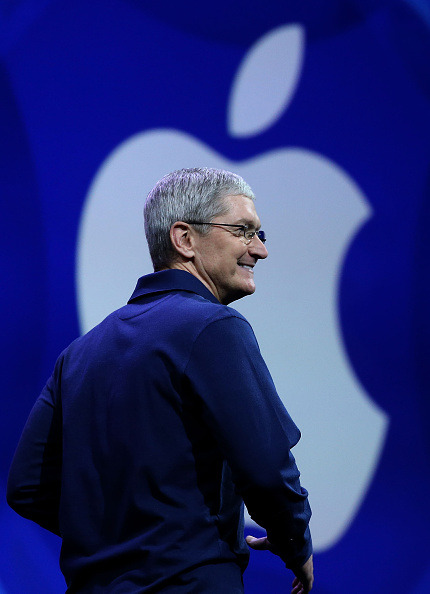 Appleのティム・クックCEO (C) Getty Images