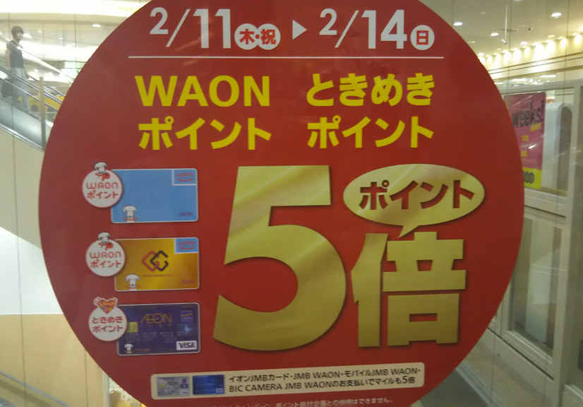 WAONポイントアップの日