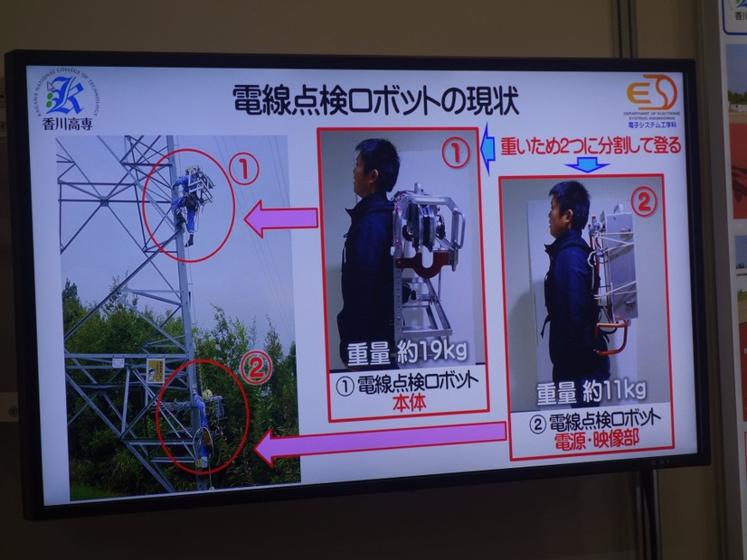 通常は、重いロボットを2つに分けて運ぶ